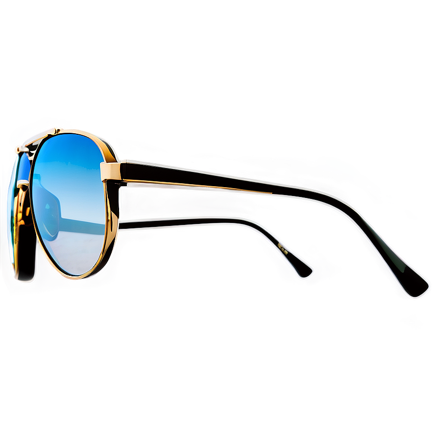 Double Bridge Aviator Sunglasses Png Dse PNG image