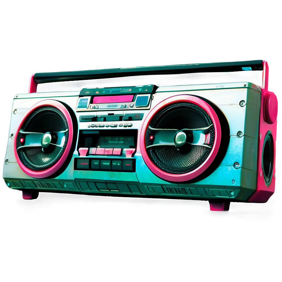 Double Cassette Boombox Png 73 PNG image