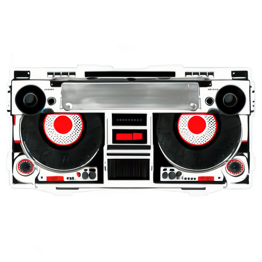 Double Cassette Boombox Png Ngc78 PNG image