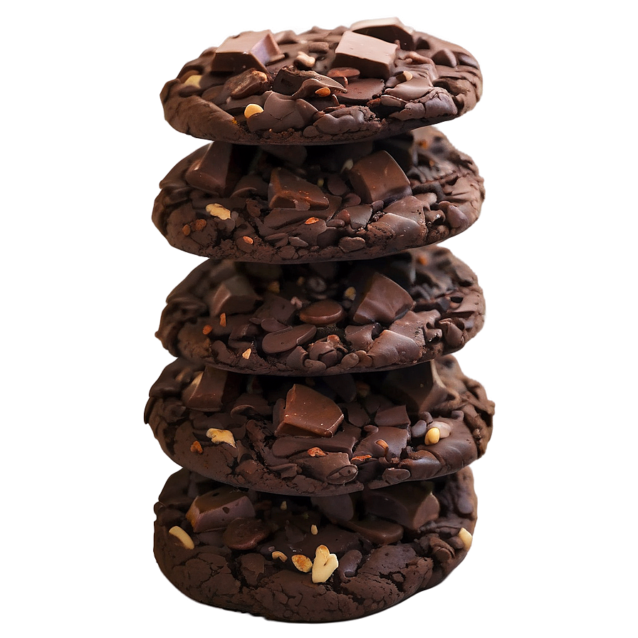 Double Chocolate Cookies Png Aak44 PNG image