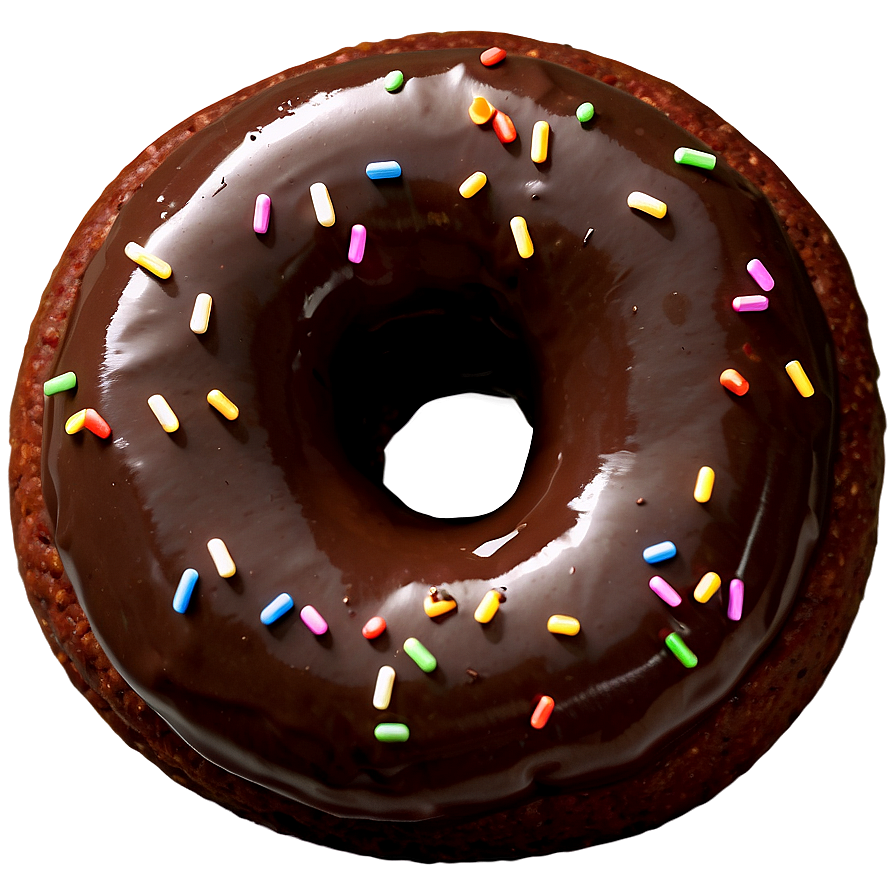 Double Chocolate Donut Png Jib PNG image
