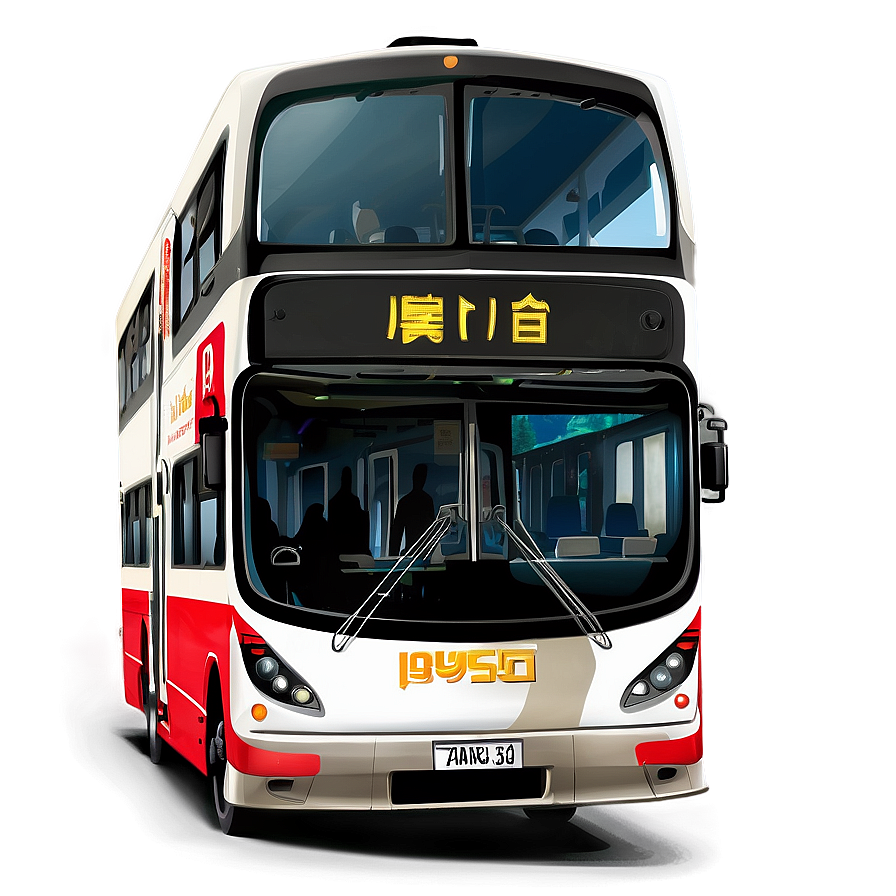 Double Decker Train Png 05212024 PNG image