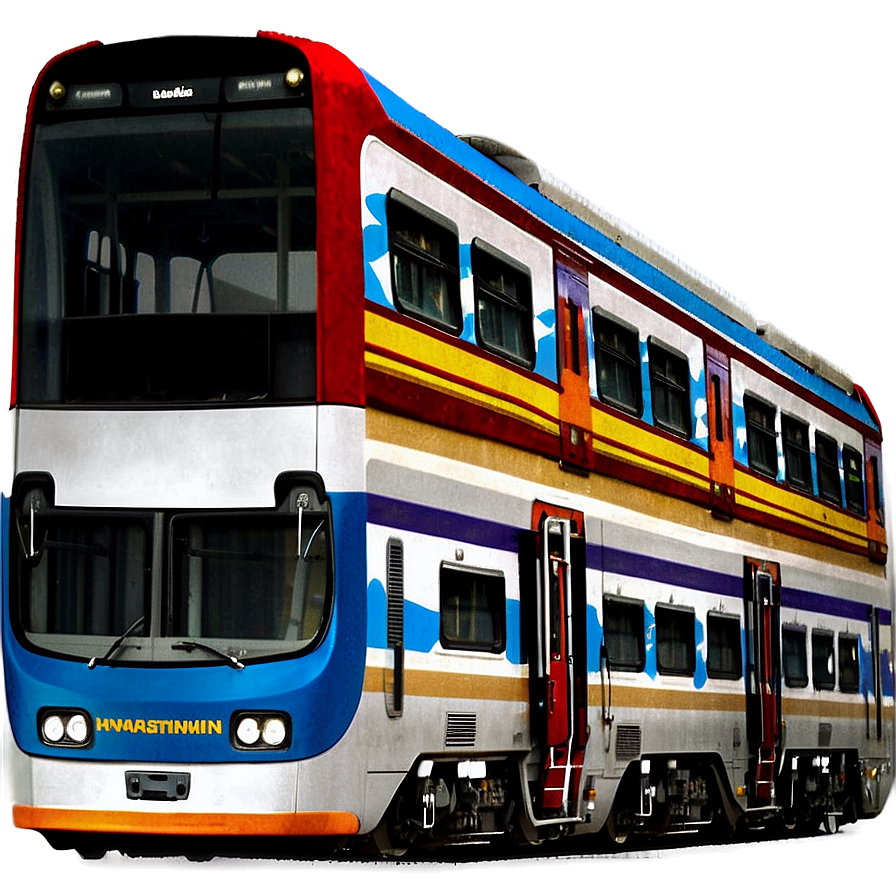 Double Decker Train Png 24 PNG image