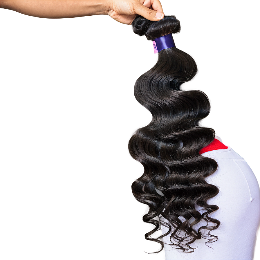 Double Drawn Hair Bundles Png 06122024 PNG image