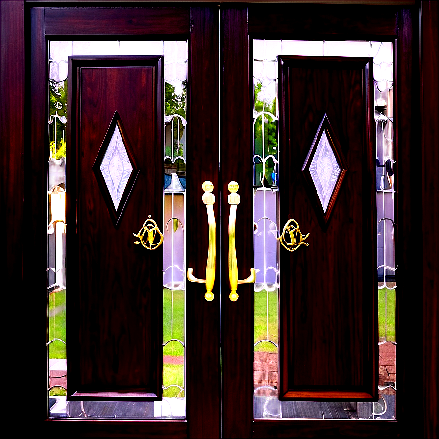 Double Front Doors Png Cna PNG image