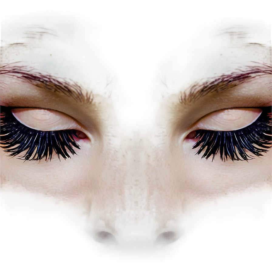 Double Layered Fake Eyelashes Png 06272024 PNG image