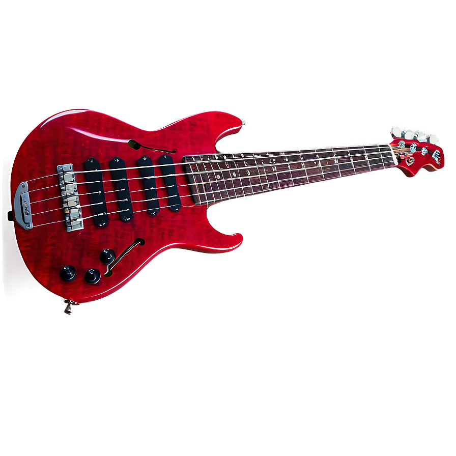 Double Neck Bass Guitar Png Rqe PNG image