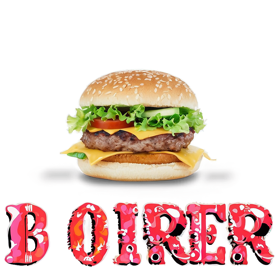 Double Patty Burger Png 05042024 PNG image