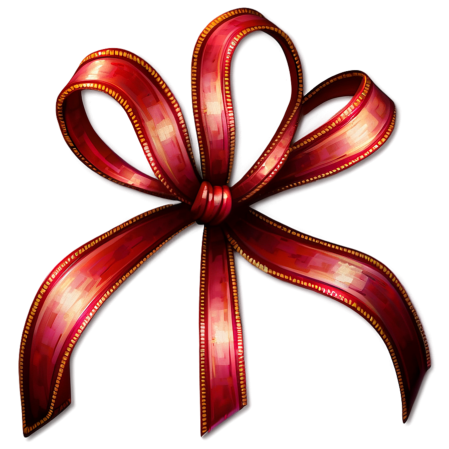 Double Red Bow Png 05252024 PNG image