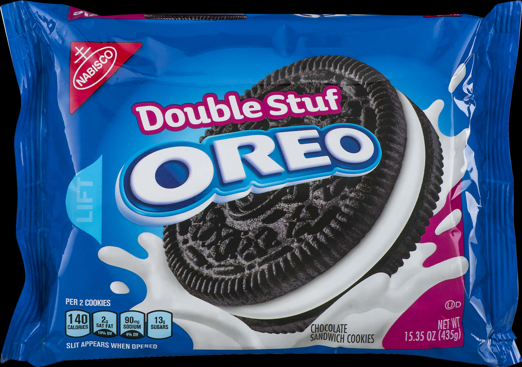 Double Stuf Oreo Package PNG image