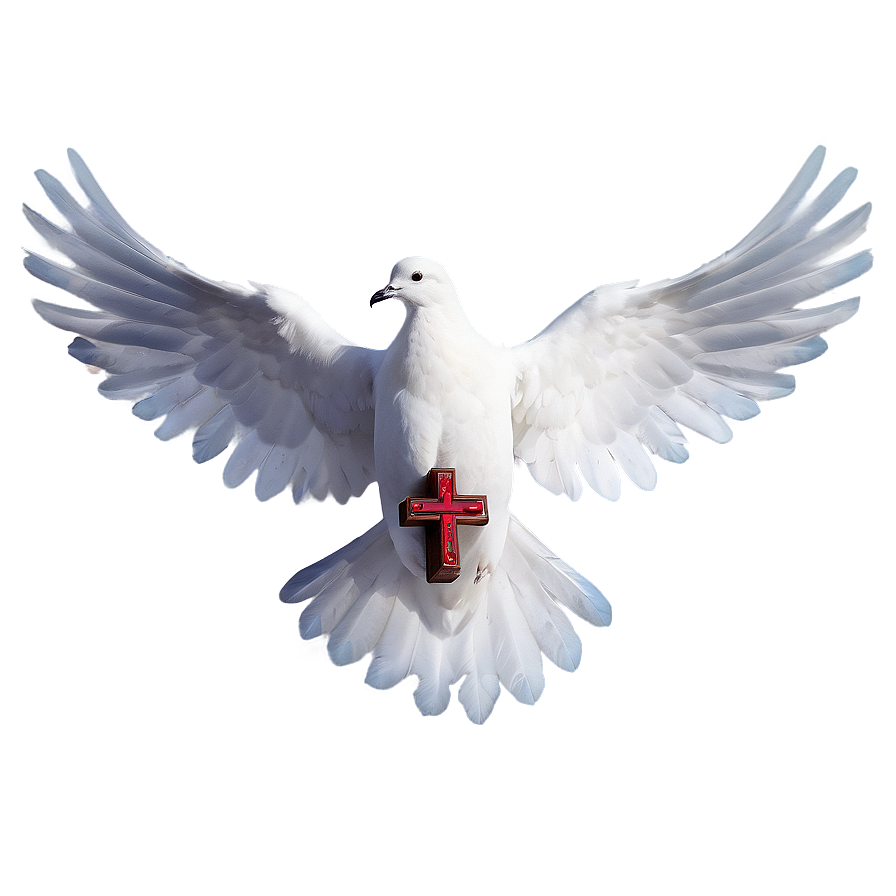 Dove And Cross Png 05042024 PNG image