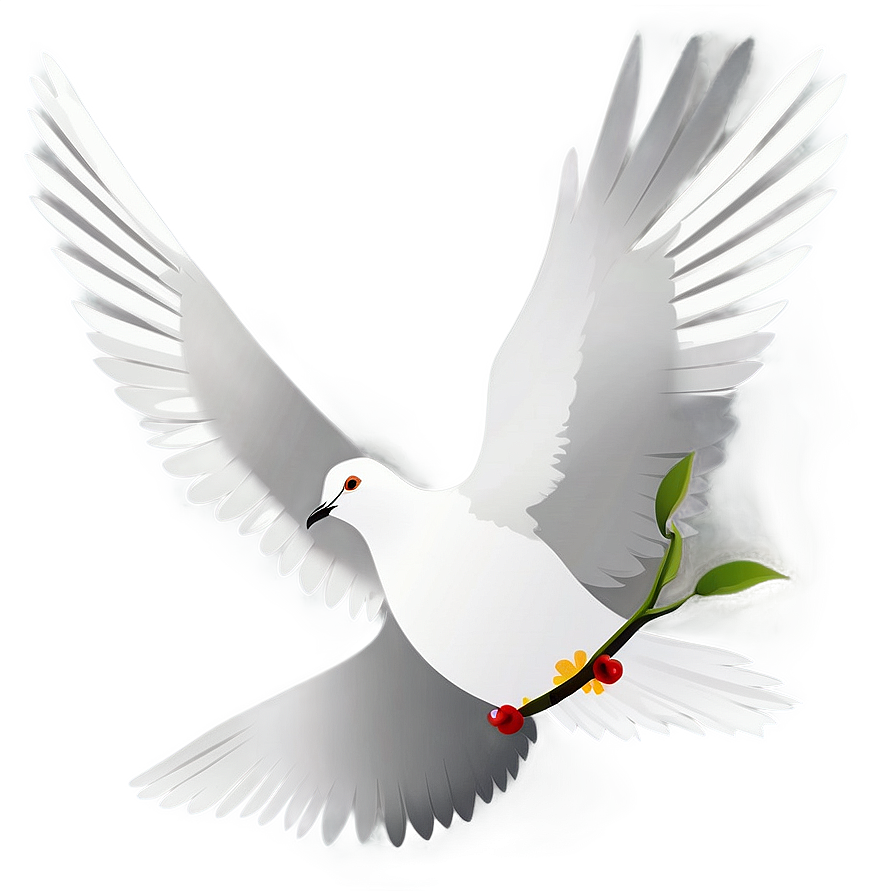 Dove Silhouette Vector Png Mnu PNG image