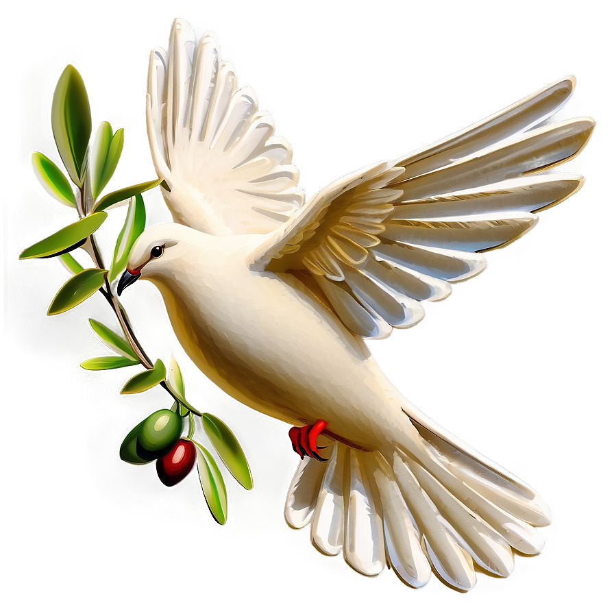 Dove With Olive Branch Clipart Png 15 PNG image