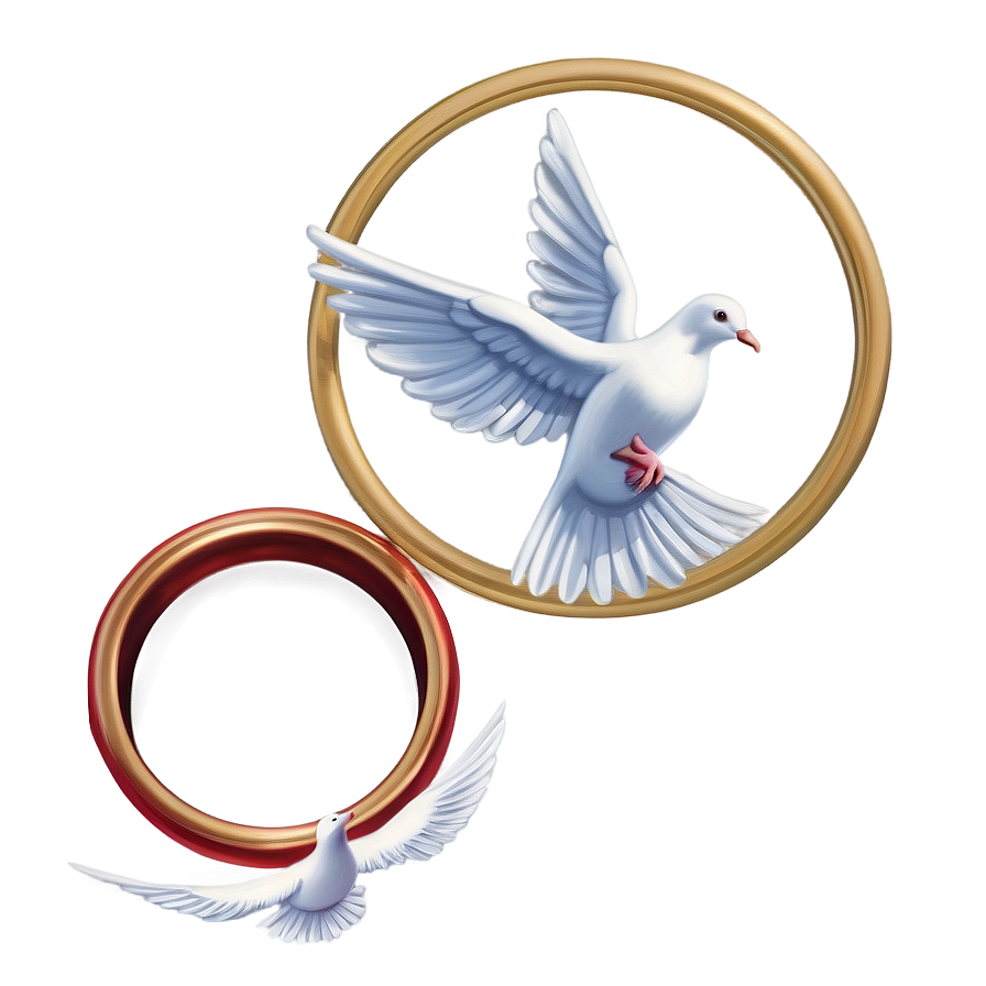 Dove With Ring Png Iuk PNG image