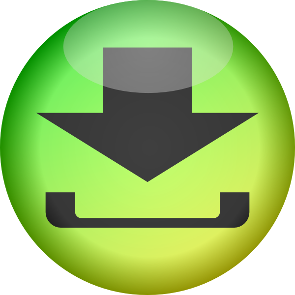 Download Button Green PNG image