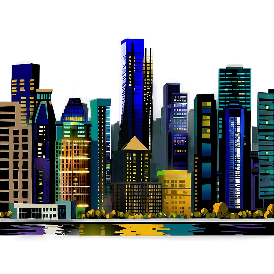 Downtown Cityscape Png Dki PNG image
