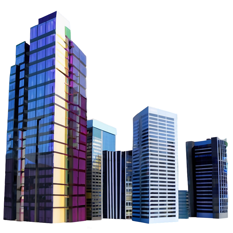 Downtown Cityscape Png Ote PNG image