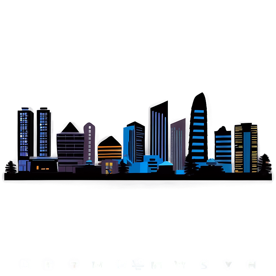 Downtown Cityscape Png Txc66 PNG image