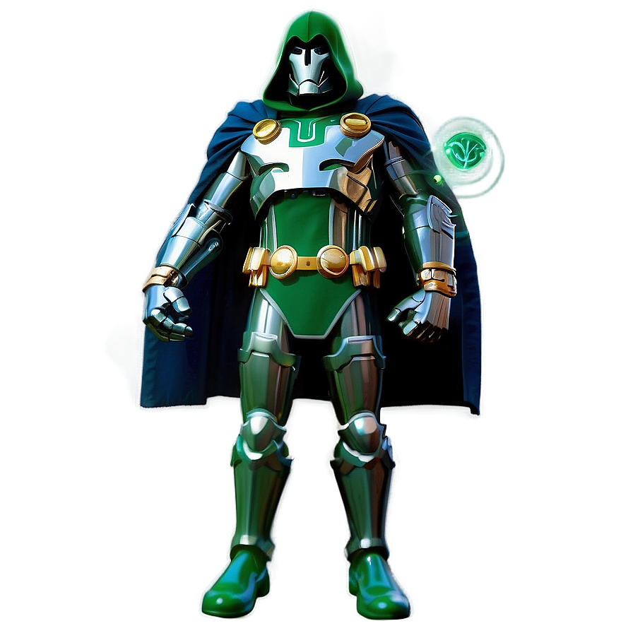 Dr Doom In Battle Png 06252024 PNG image