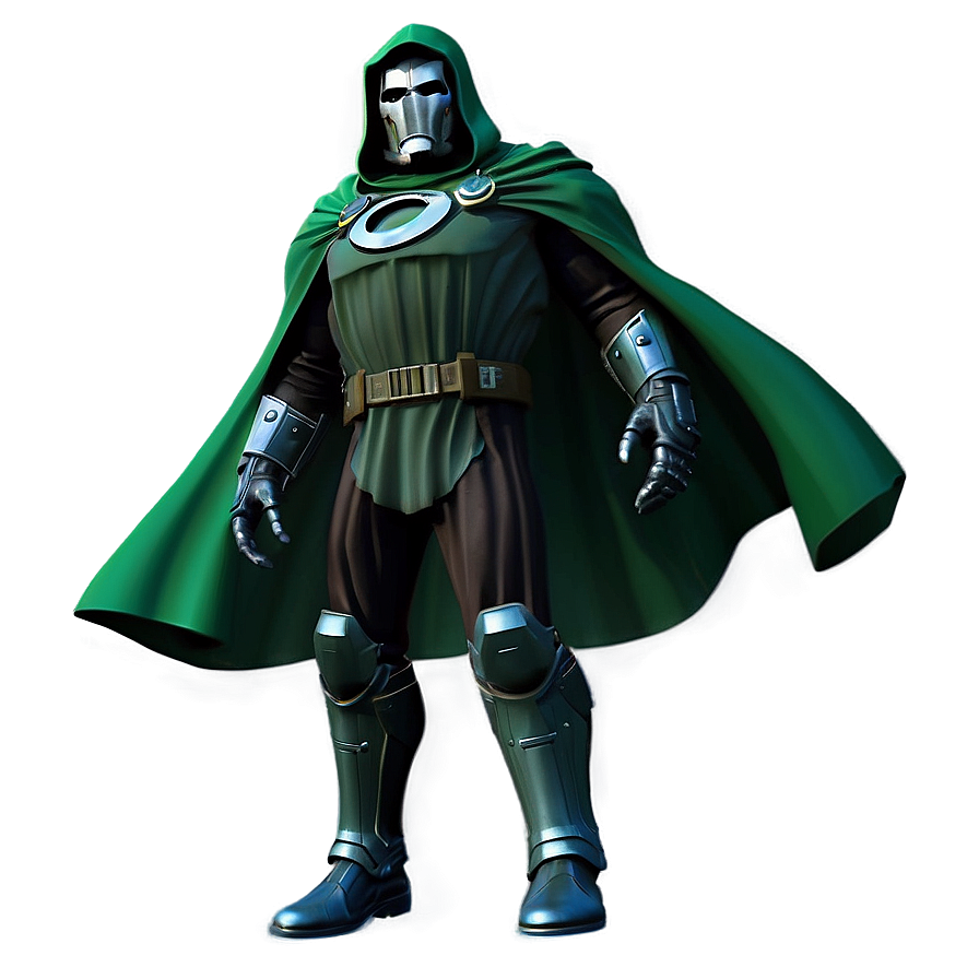 Dr Doom's Green Cloak Png 06252024 PNG image