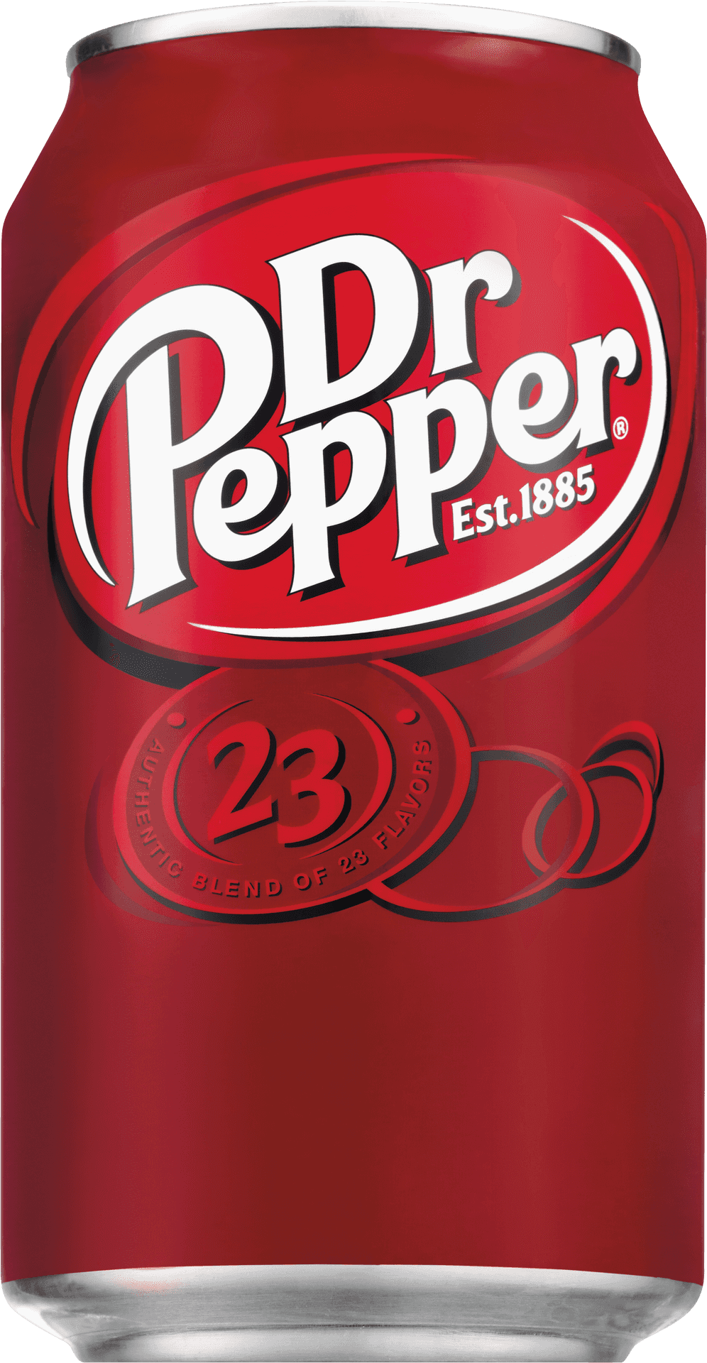 Dr Pepper Can Red Design PNG image