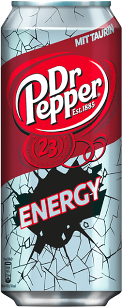 Dr Pepper Energy Can PNG image