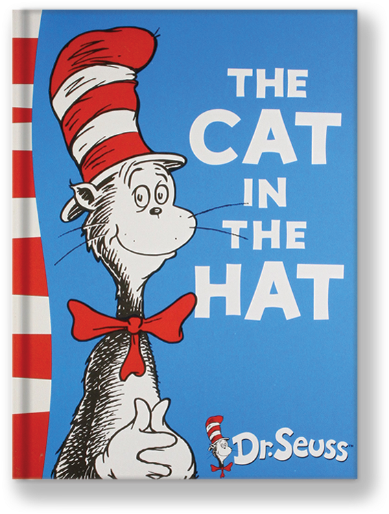 Dr Seuss Cat In The Hat Cover PNG image