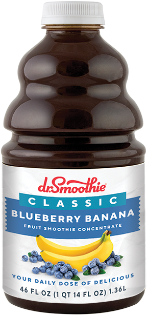 Dr Smoothie Classic Blueberry Banana Concentrate PNG image