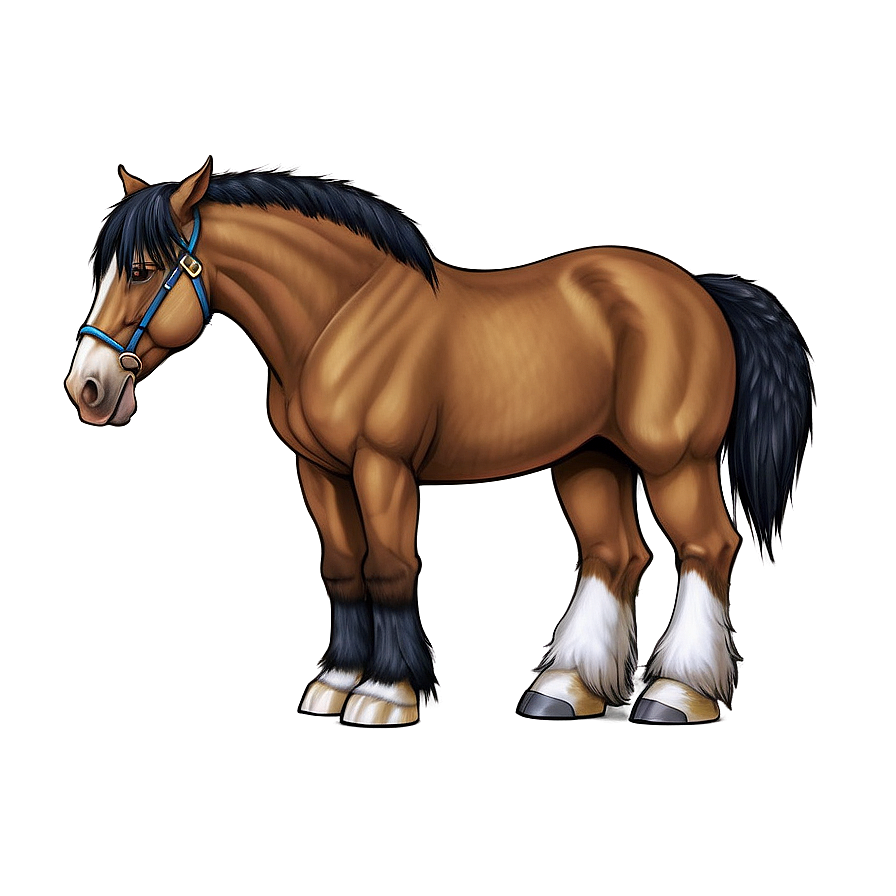 Draft Horse Png 05032024 PNG image