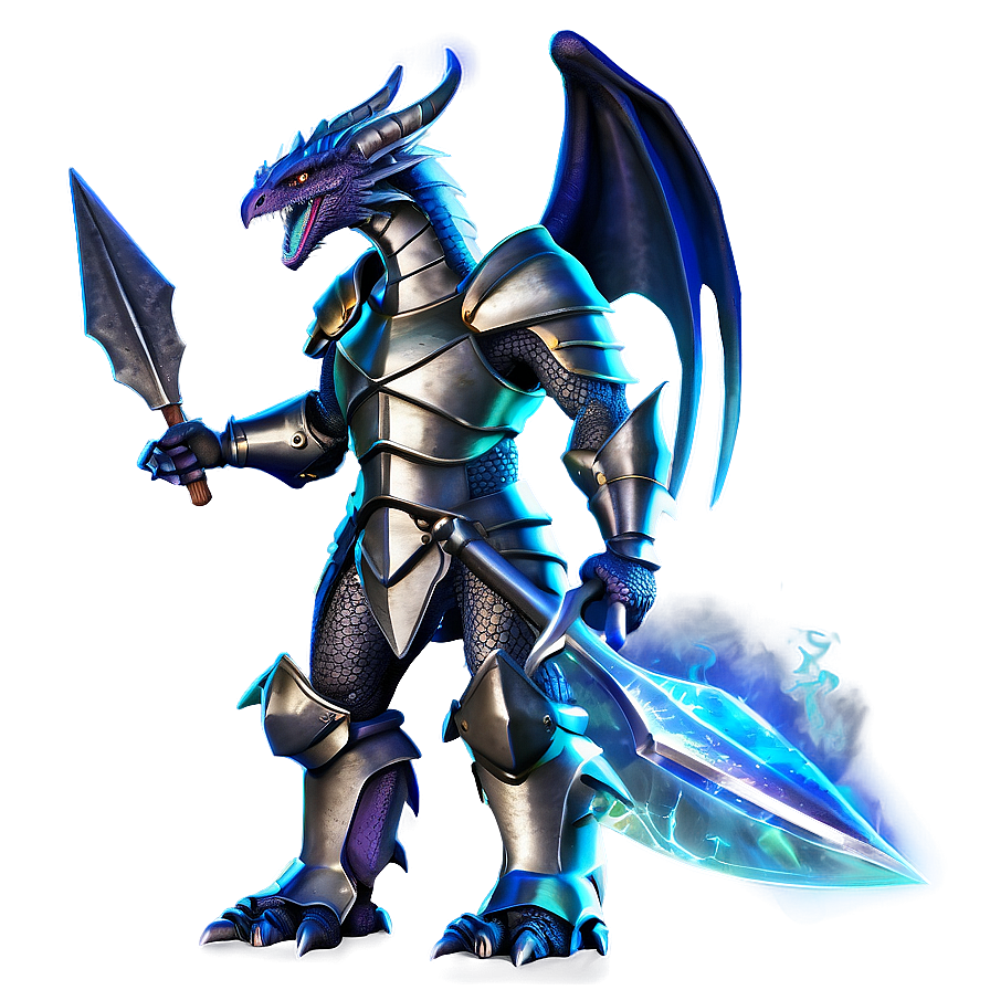 Dragon And Knight Png Yhk6 PNG image