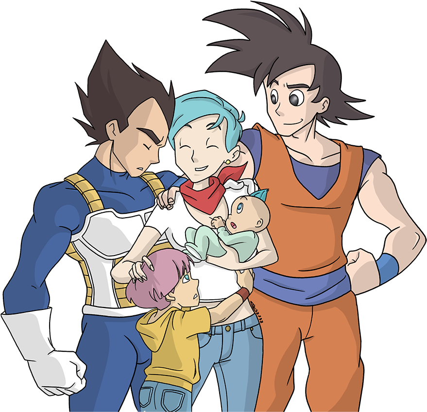 Dragon Ball Family Portrait PNG image