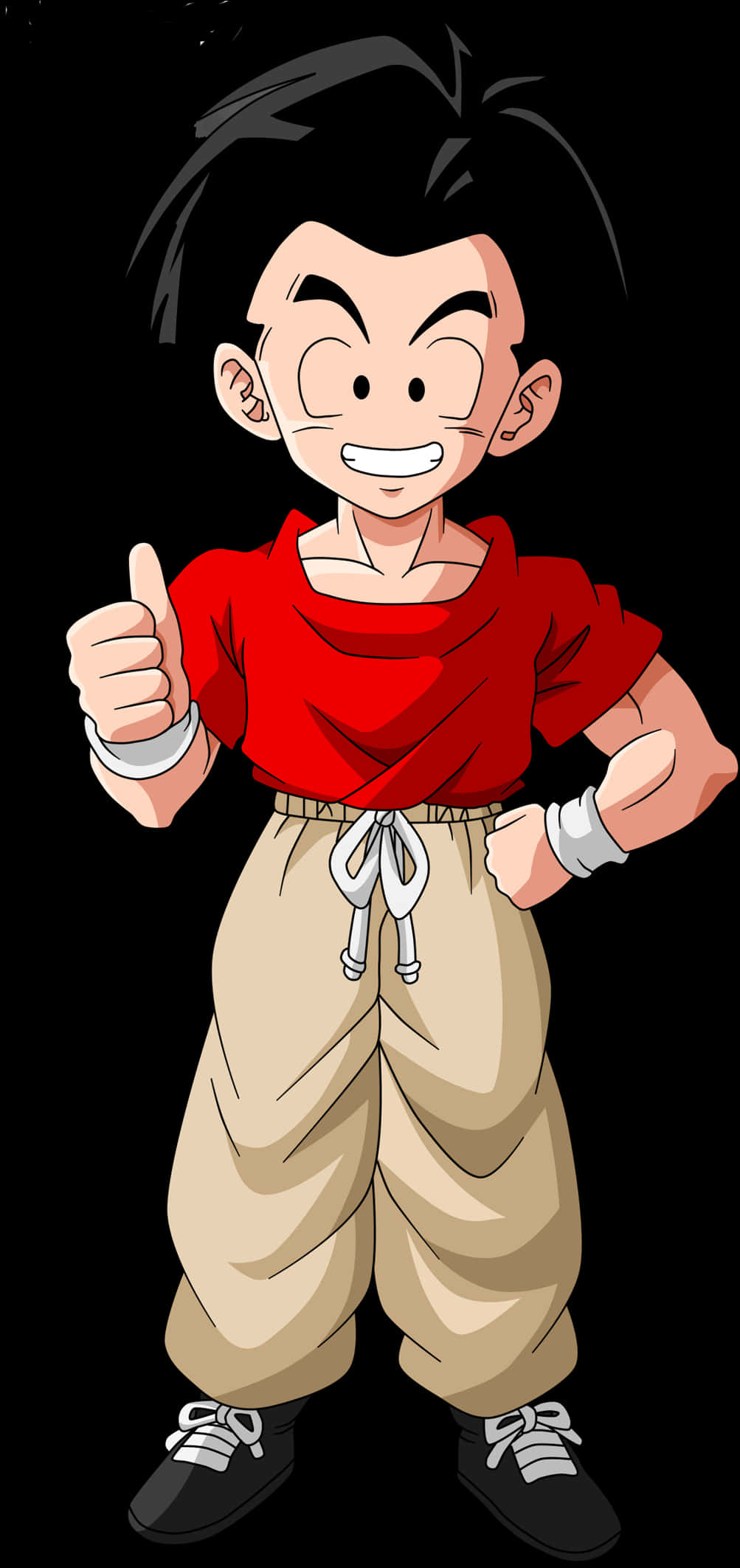 Dragon Ball Z Character Thumbs Up PNG image