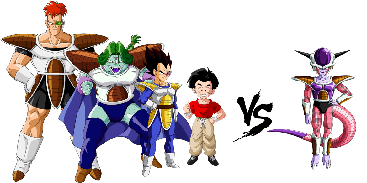 Dragon Ball Z Fighters Versus Frieza PNG image