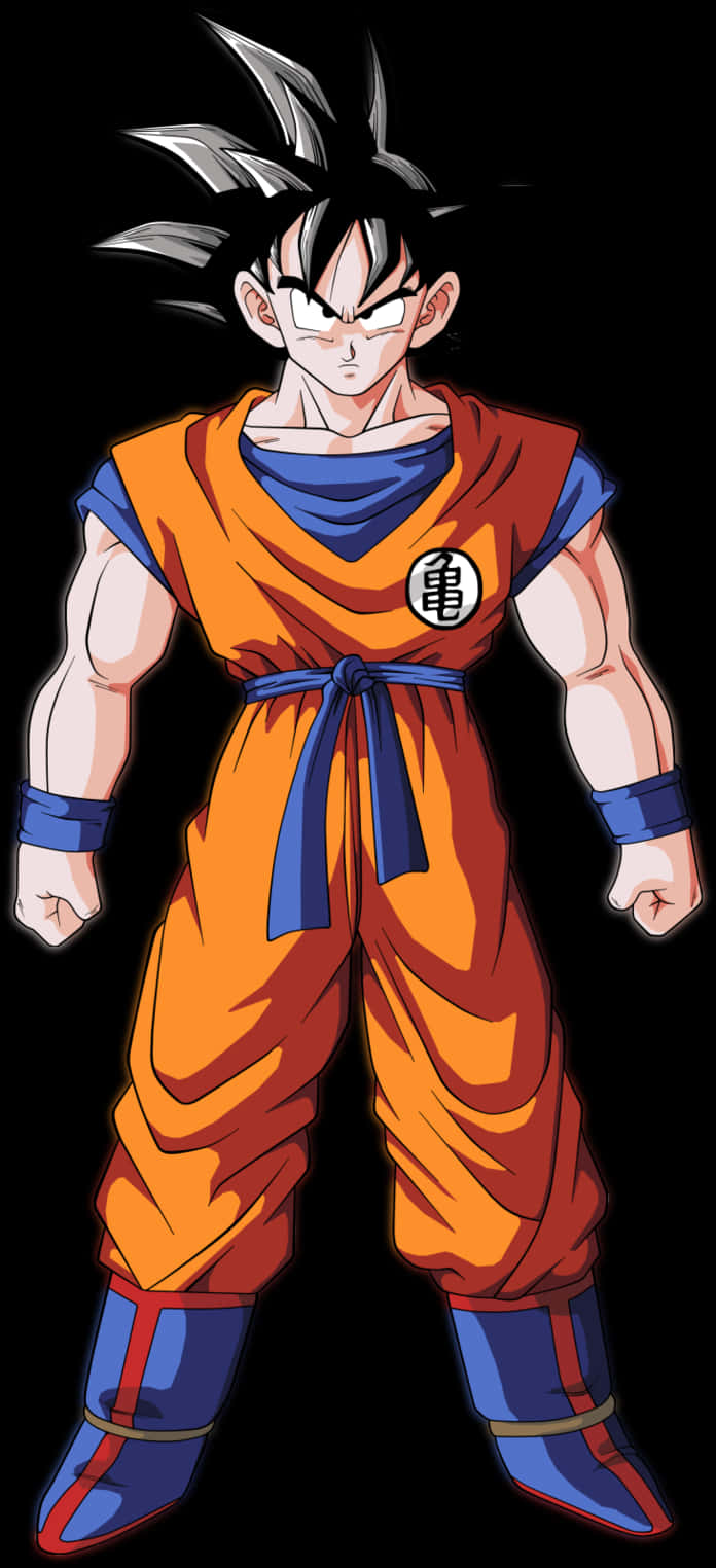 Dragon Ball Z Goku Standing Pose PNG image
