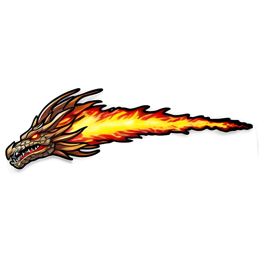 Dragon Fireball Attack Png 05032024 PNG image