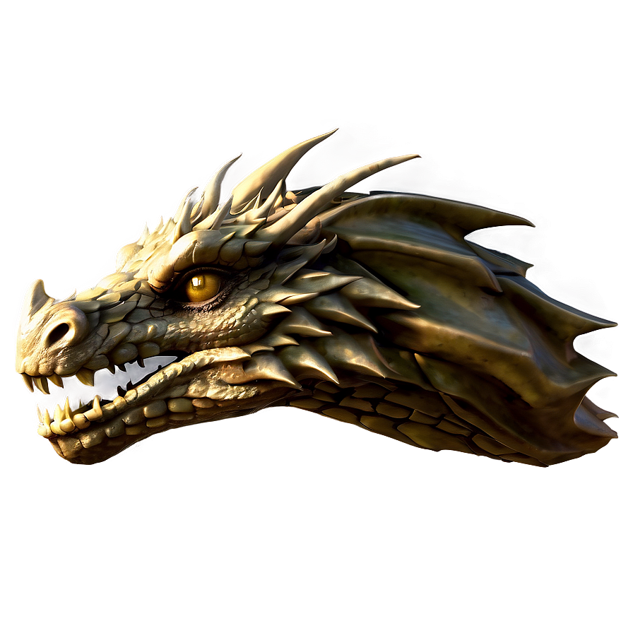 Dragon Head Closeup Png 05032024 PNG image