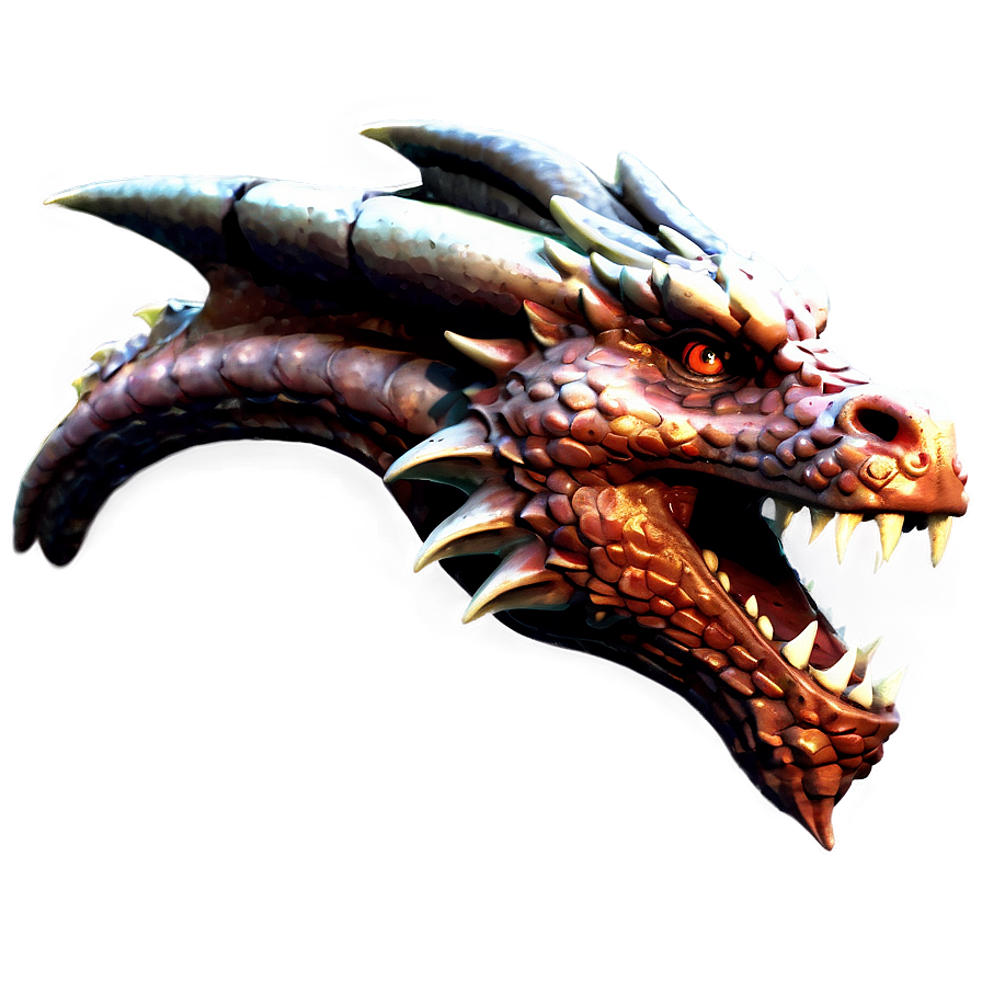 Dragon Head Closeup Png Ruv PNG image