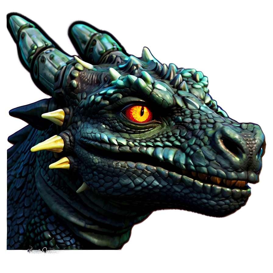 Dragon Head Closeup Png Wst PNG image