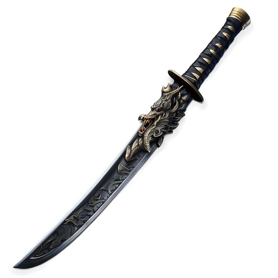 Dragon Katana Png 05252024 PNG image