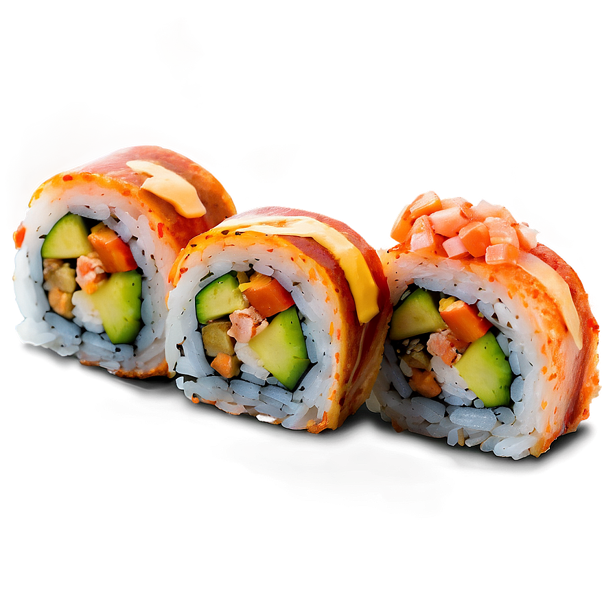 Dragon Roll Sushi Png 05212024 PNG image