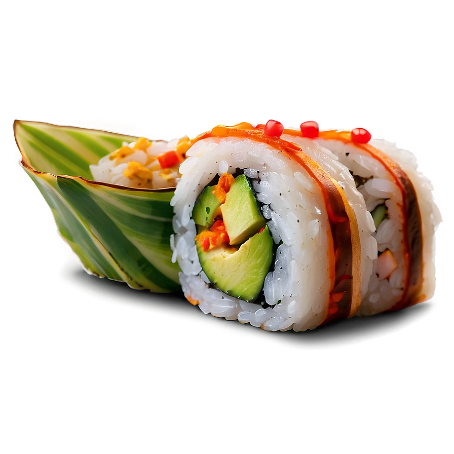 Dragon Roll Sushi Png 05212024 PNG image