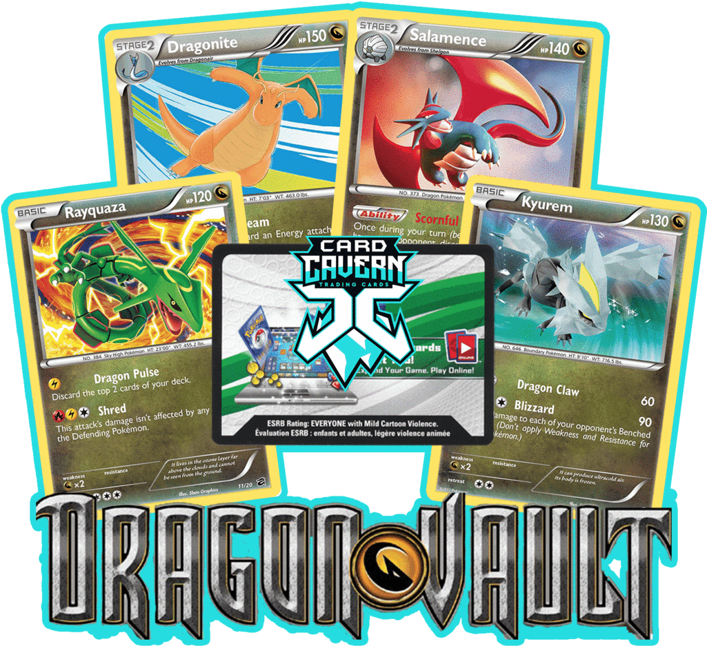 Dragon Vault Pokemon Cards Collection PNG image