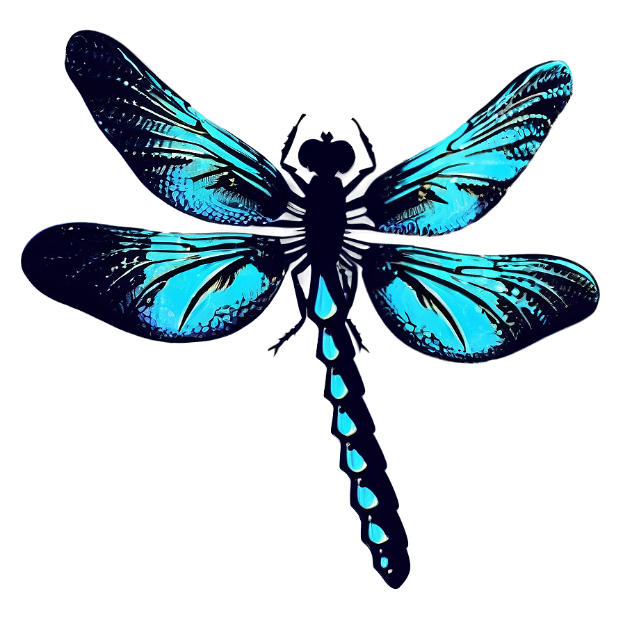 Dragonfly Silhouette Png 05212024 PNG image