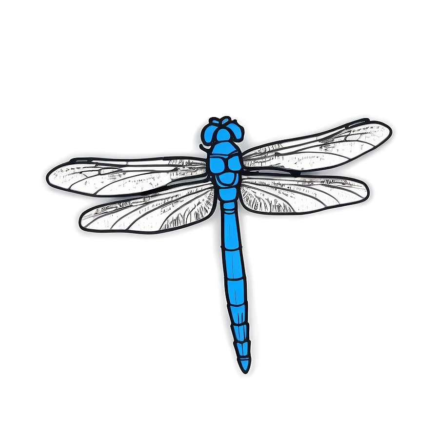 Dragonfly Sketch Png 90 PNG image