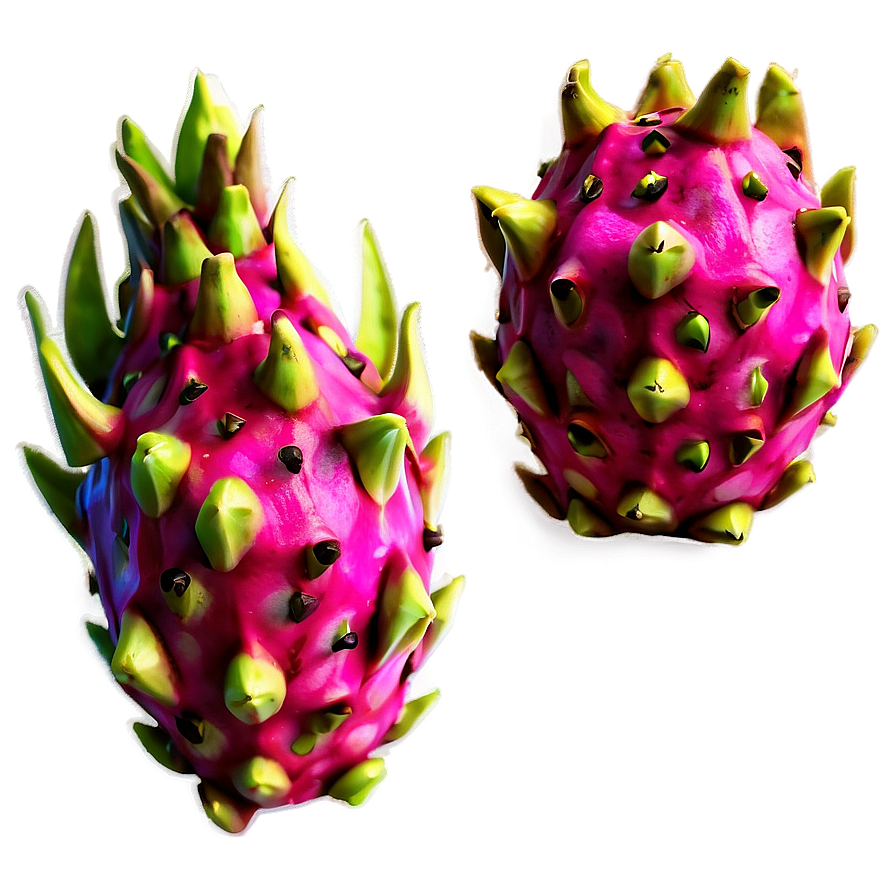 Dragonfruit Illustration Cute Png 06122024 PNG image