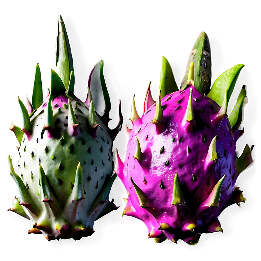 Dragonfruit With Other Exotics Png Lcq PNG image