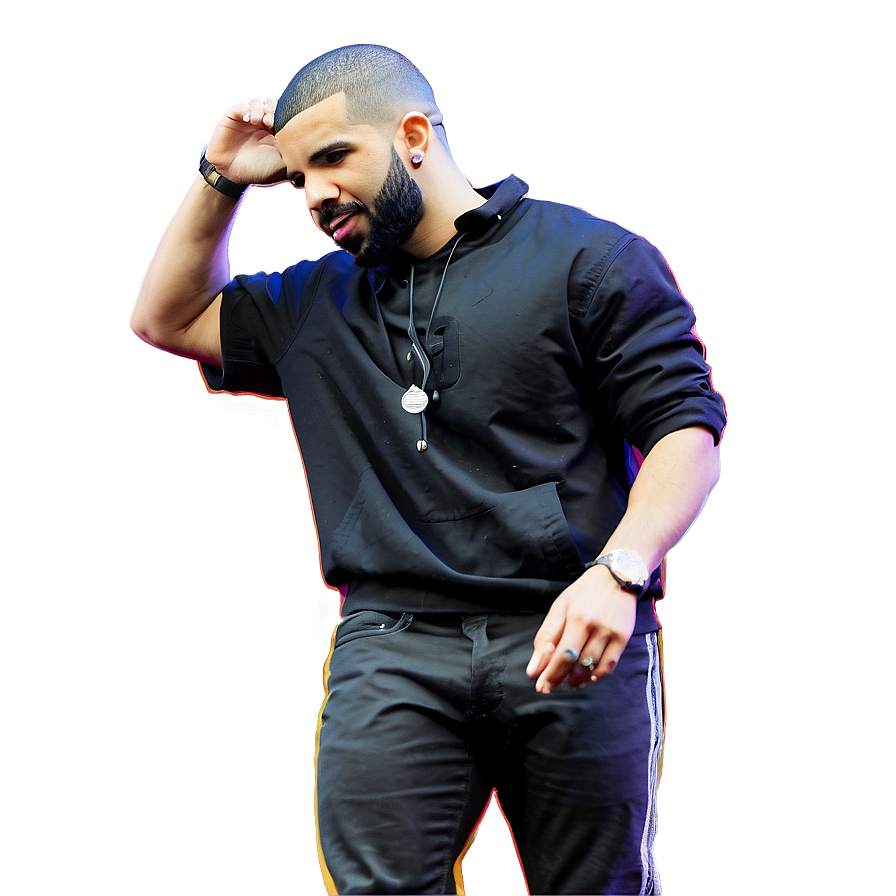 Drake In Concert Png 05212024 PNG image