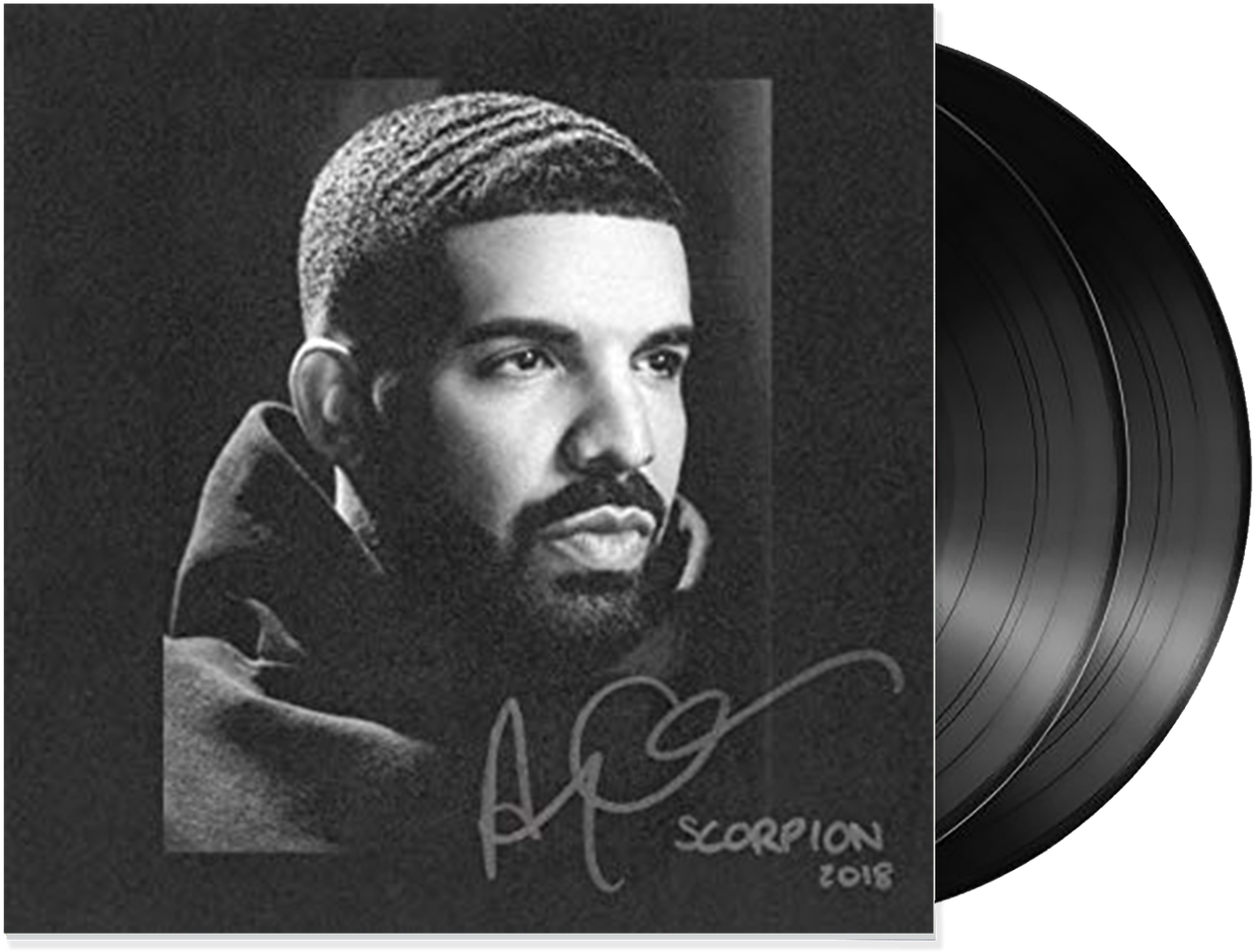 Drake Scorpion Album Cover Vinyl PNG image