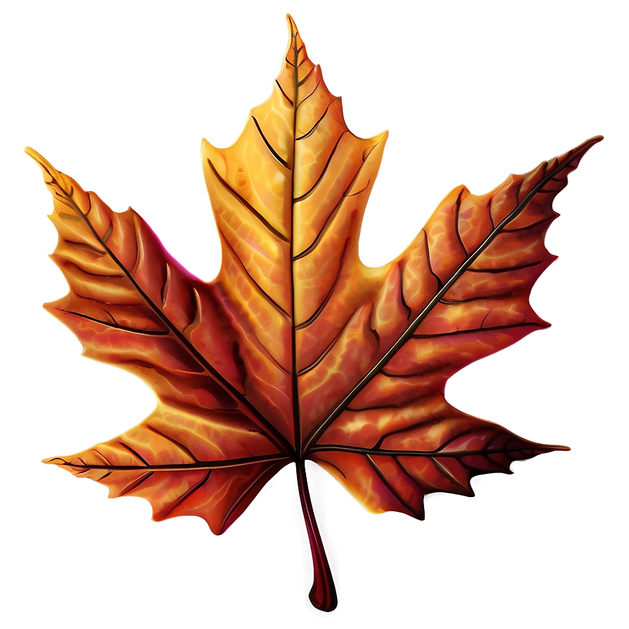 Dramatic Fall Leaf Png Caw74 PNG image