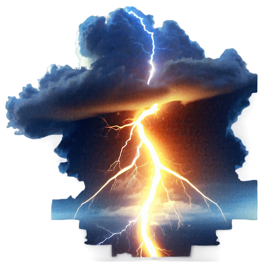 Dramatic Sky Lightning Png 71 PNG image